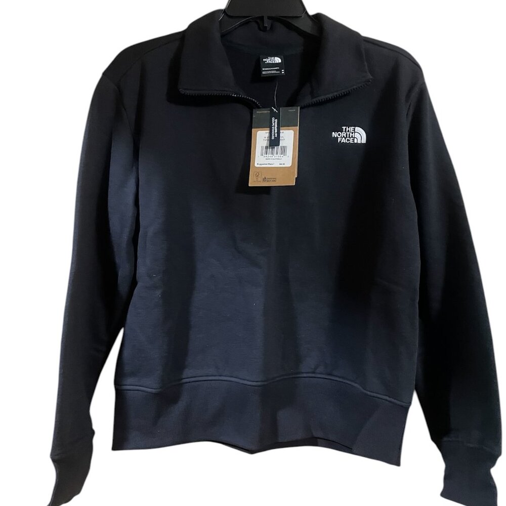 The Northface 1/4 zip women's fleece - Black, Size M